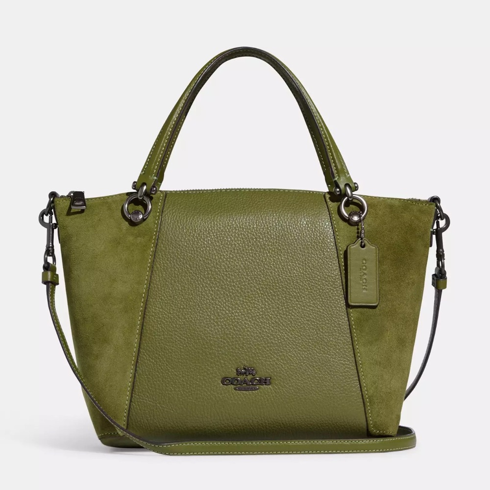 Green Satchel Bag COACH